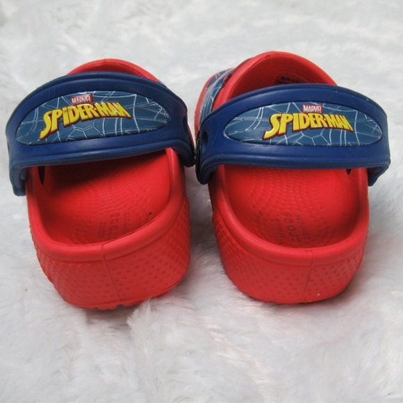 Crocs x Marvel Red Spider-Man Crocs Toddler Size 4 - Picture 4 of 11
